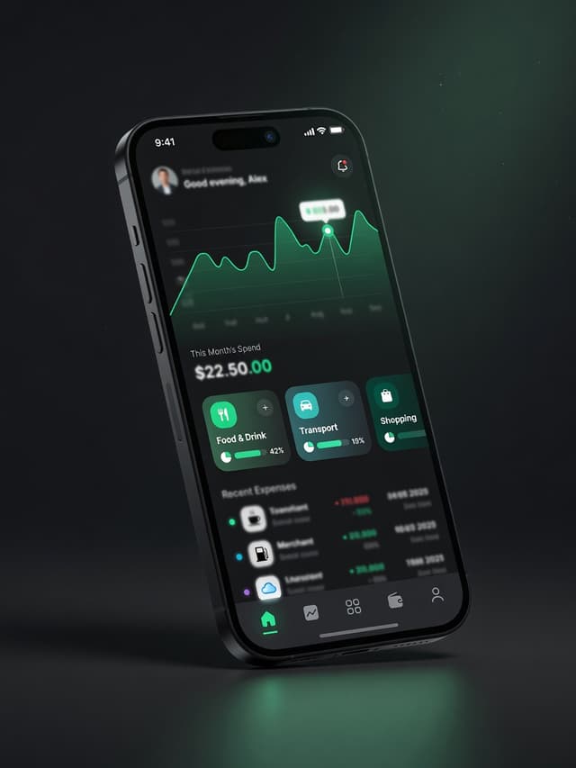 Aperçu de l'application mobile Talanta